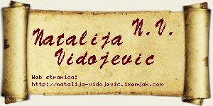 Natalija Vidojević vizit kartica